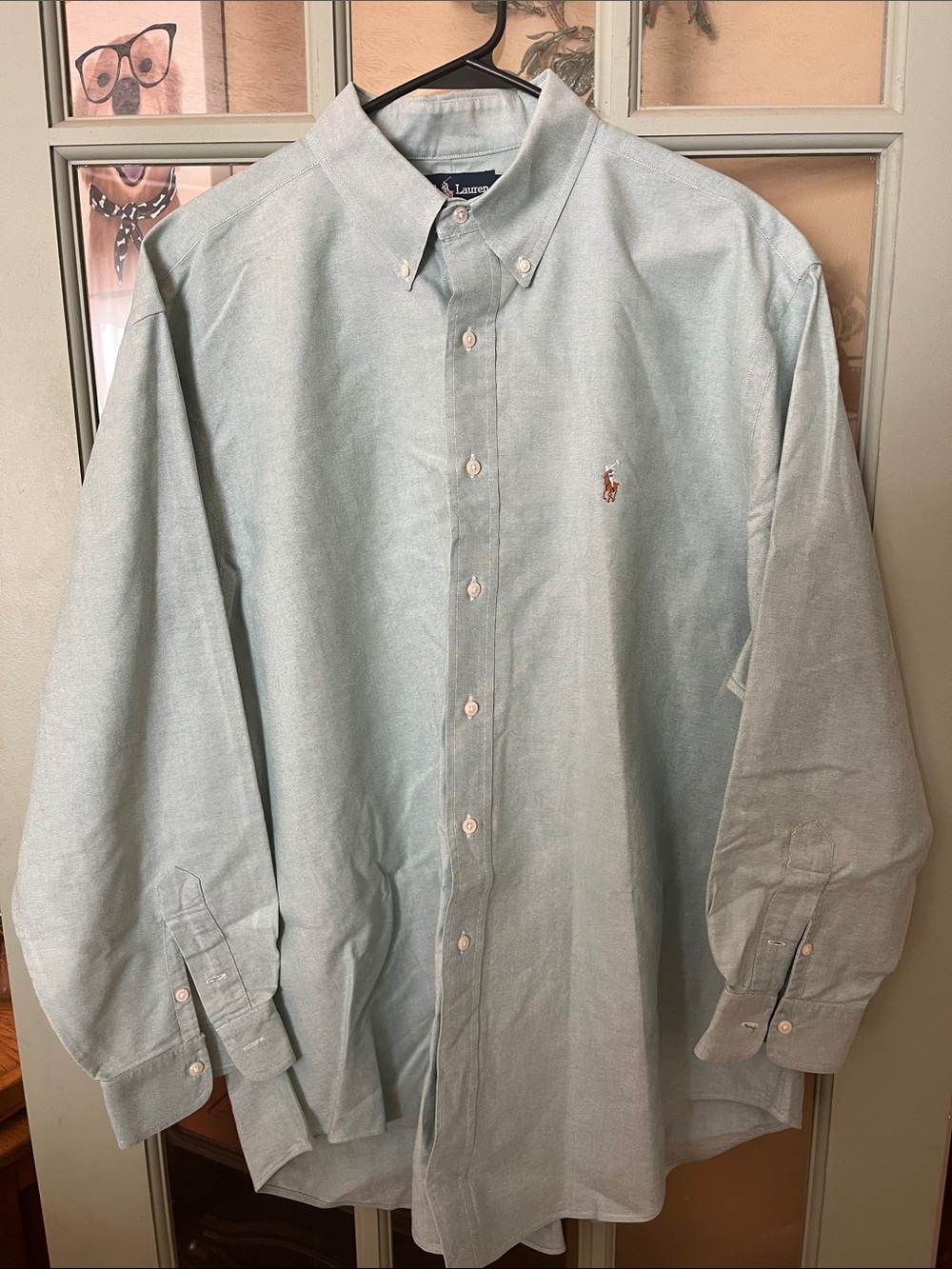 Polo by Ralph Lauren Light Green Button-Down Oxford Shirt